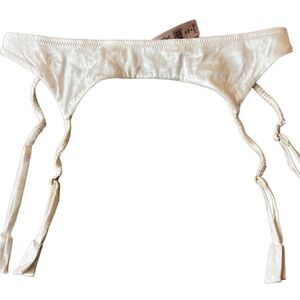 Victoria’s Secret Off White Brocade Garter Belt
